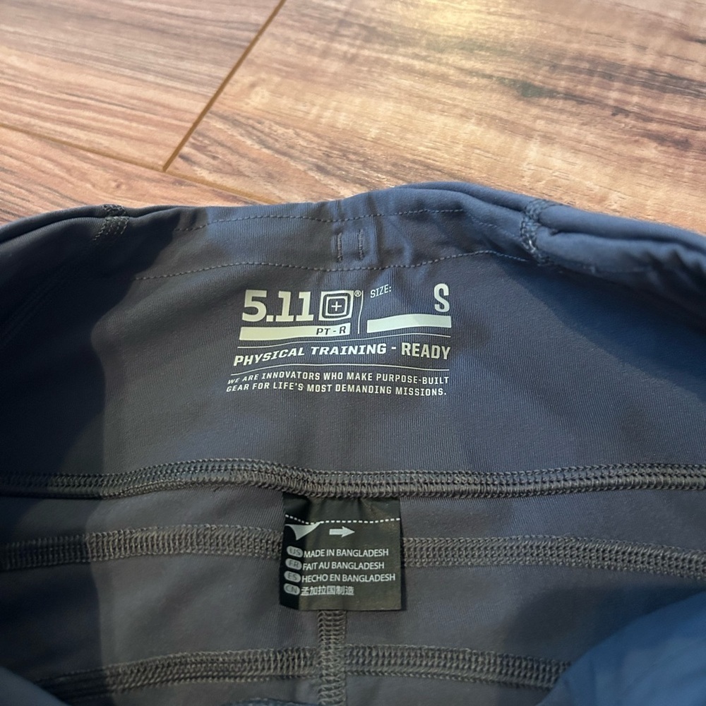 5.11 Tactical Gray Training Leggings S | Performance Fit, Gray Athleisure - Picture 5 of 6